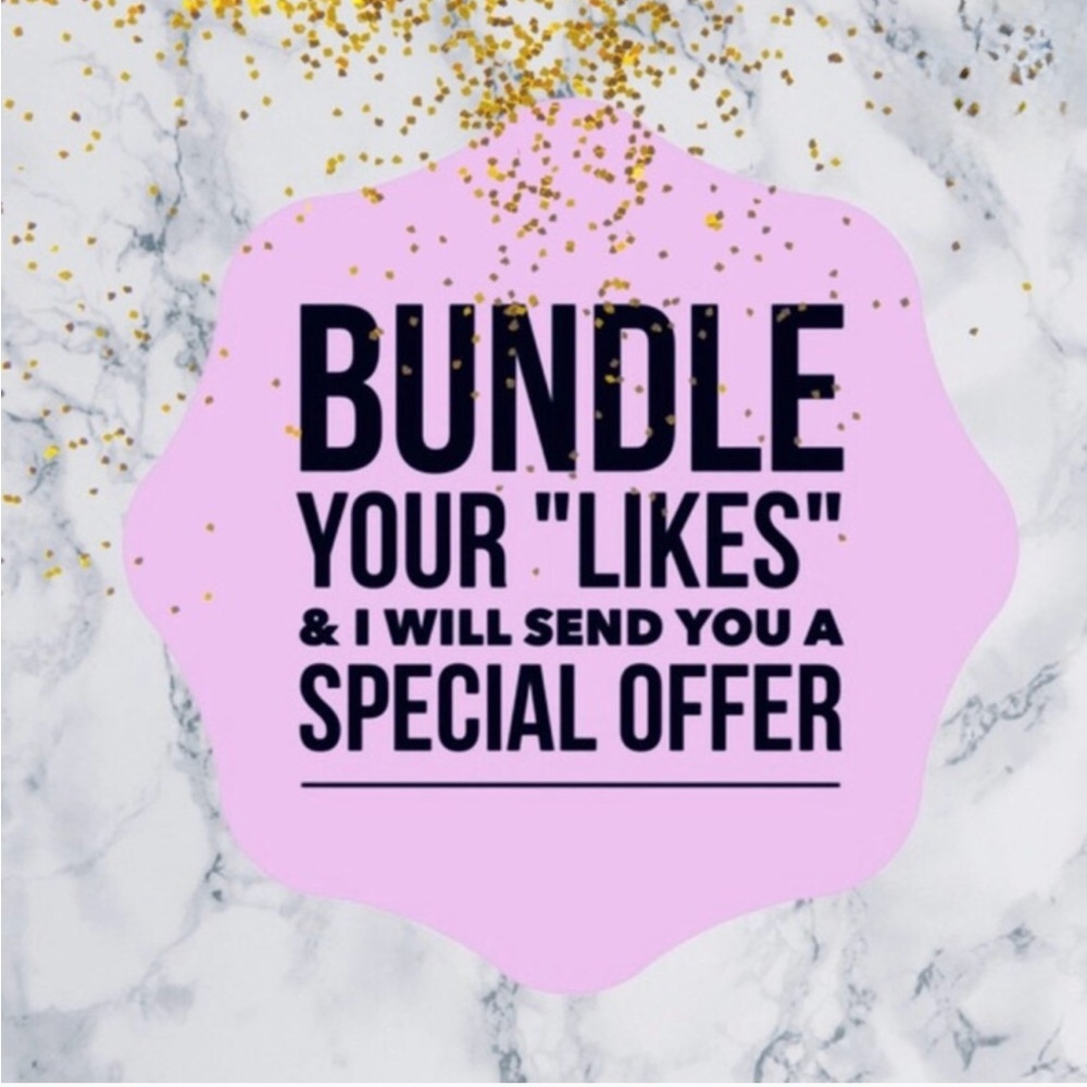 Free People Pink and Gold Special Offer Sign